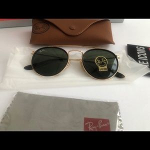 Ray ban round double bridge